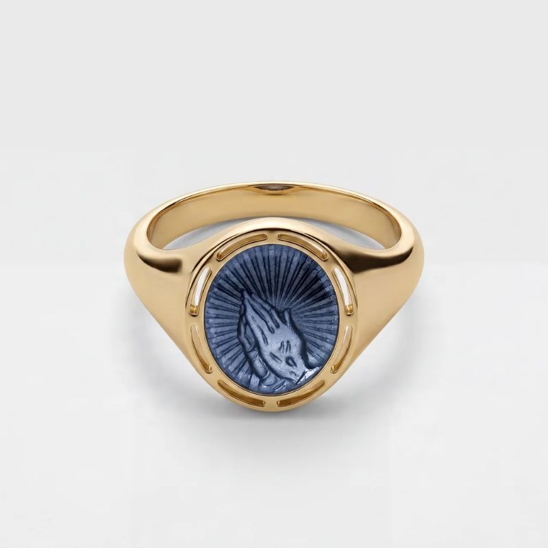 Seiten Smaragd Ring