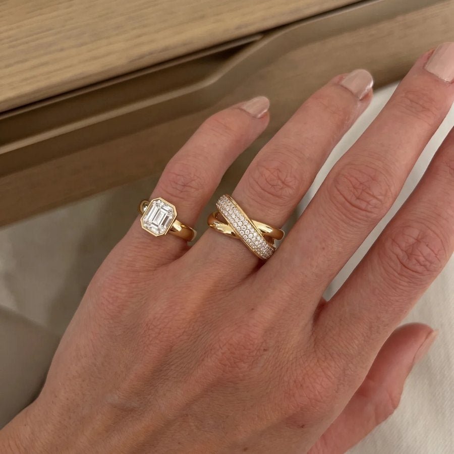 Asscher Cut Statement Ring