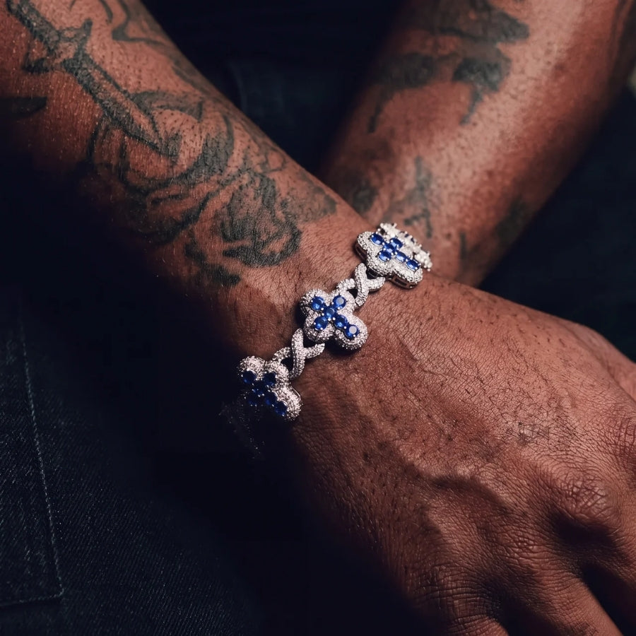Azure Seraph Iced Bracelet