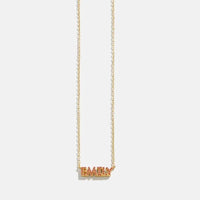 Colour Theory Birthstone Name Necklace