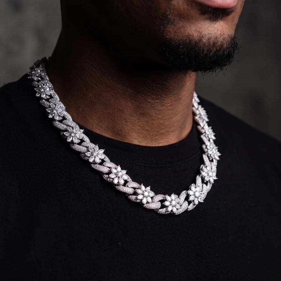 Frost Bloom Cuban Chain