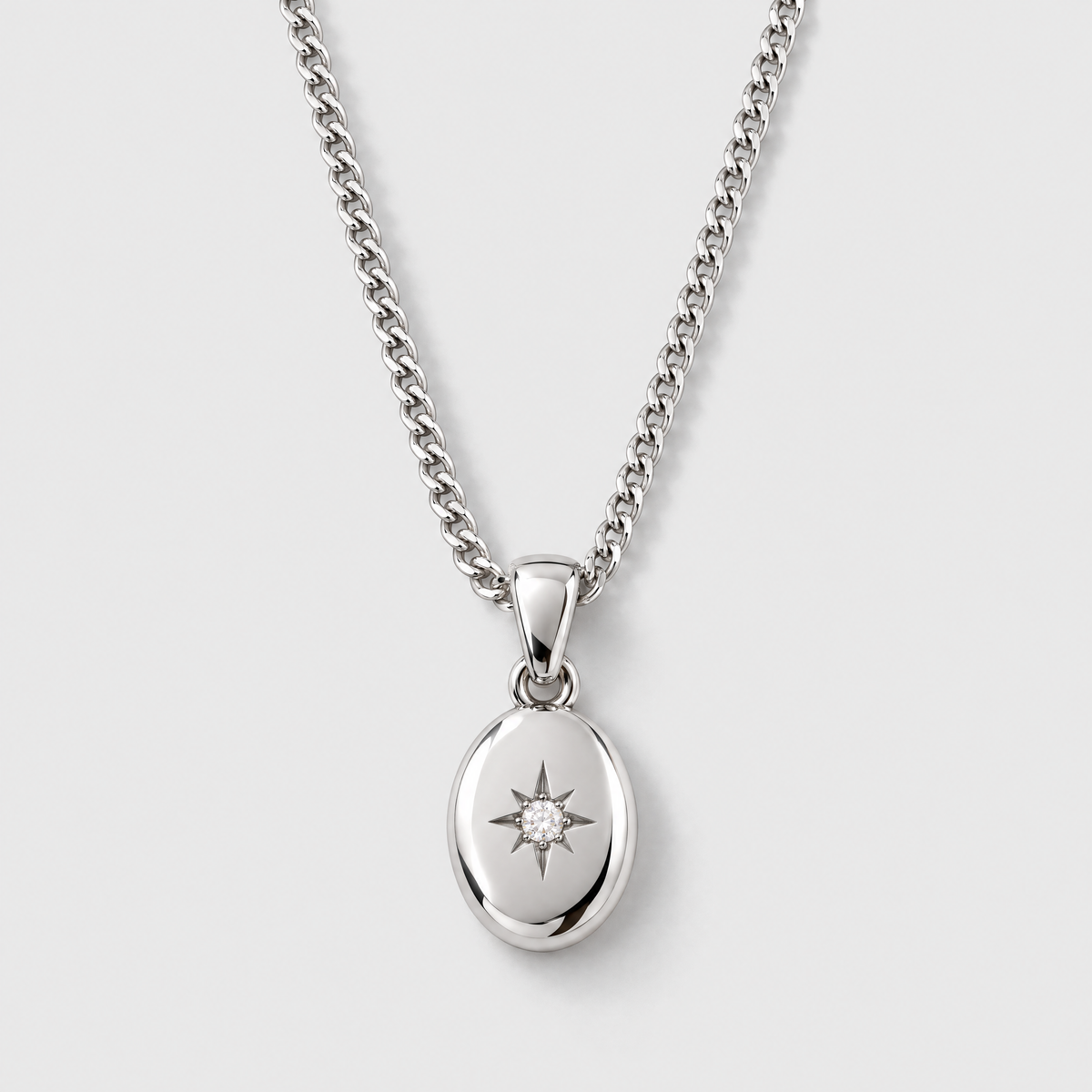 Nova Pendant Necklace - Silver