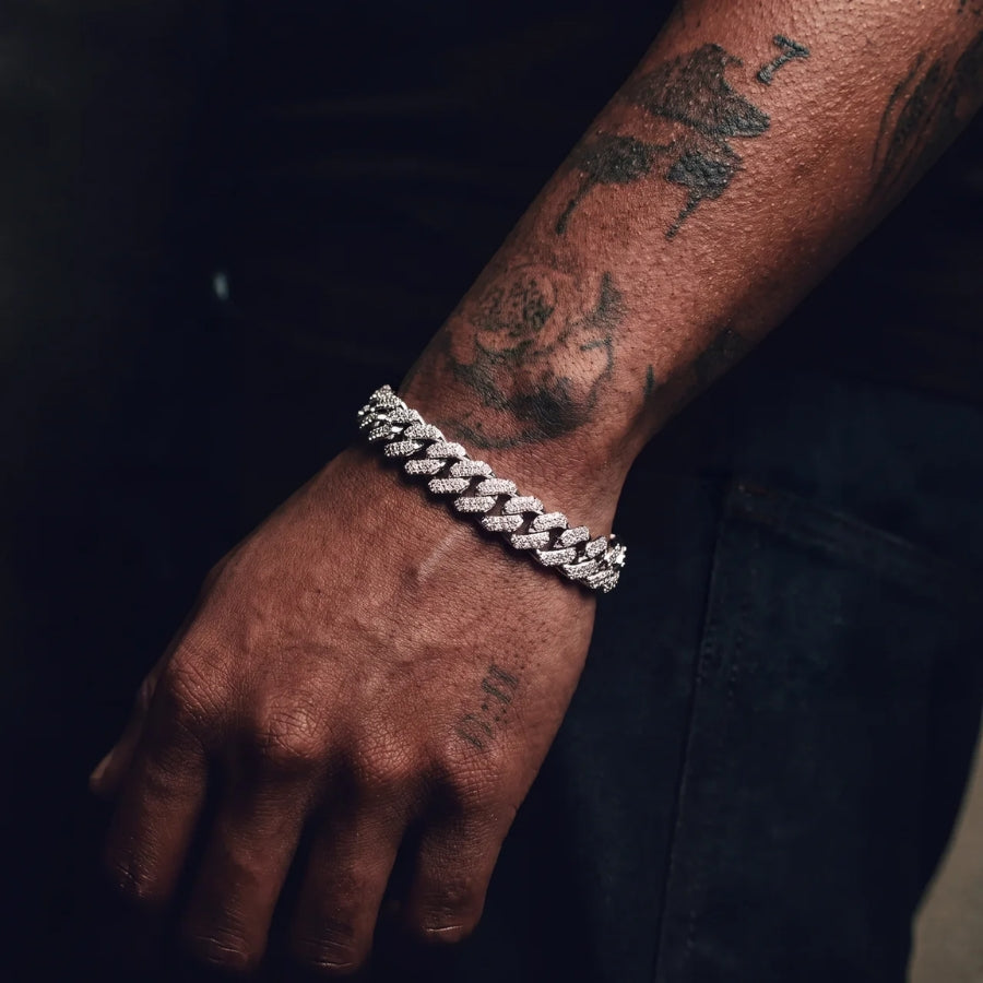Iced Prong Cuban Bracelet