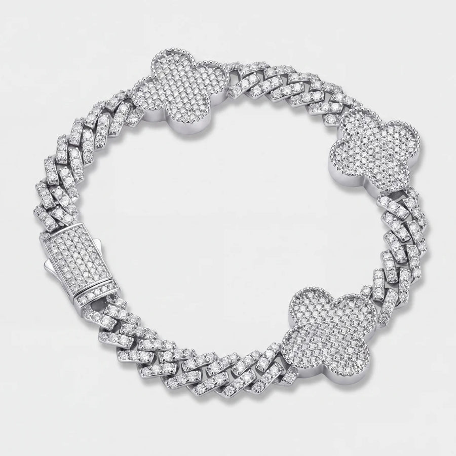Imperial Clover Cuban Bracelet