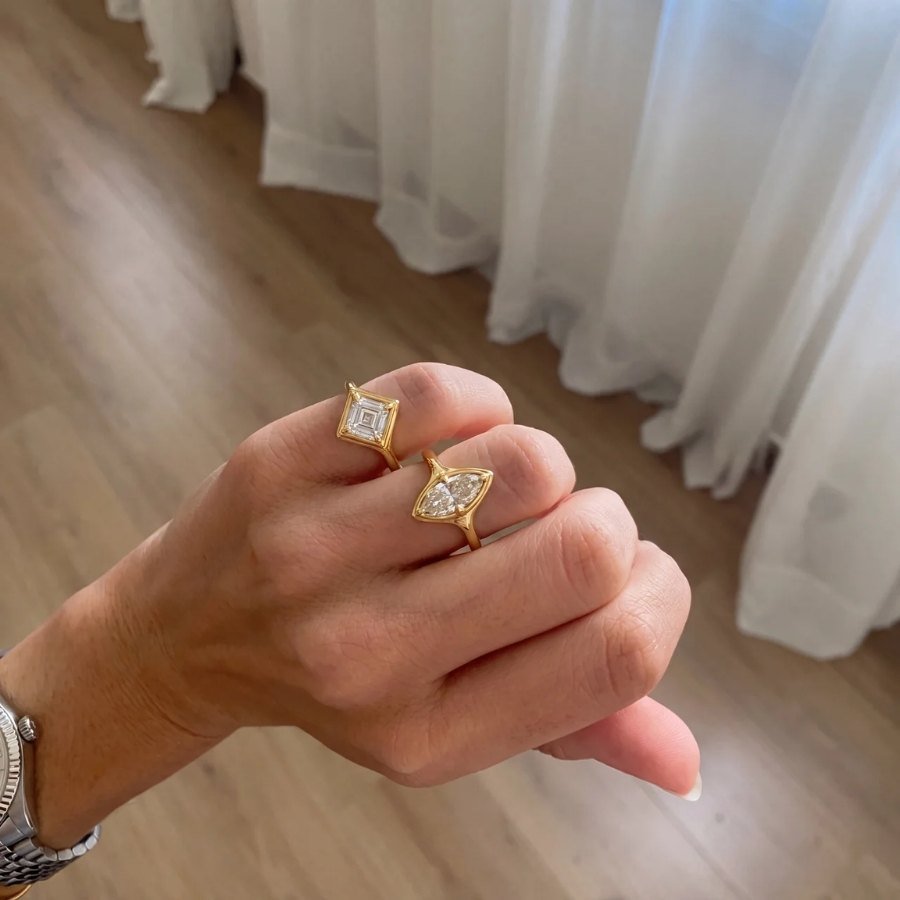 Marquise Crown Ring
