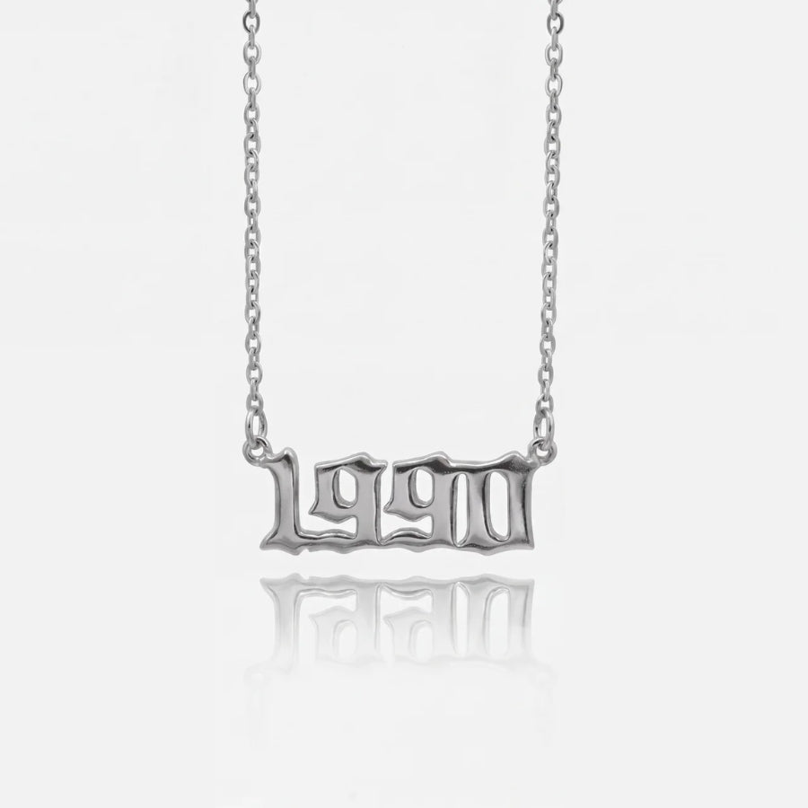 Birth Year Necklace