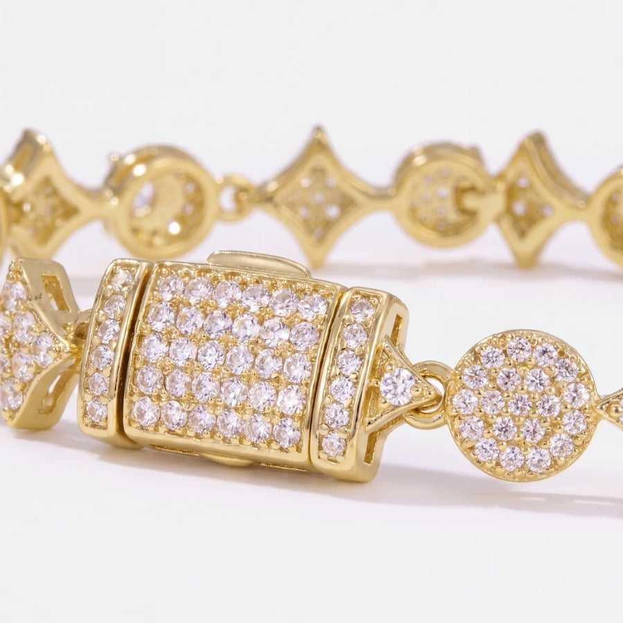 Sovereign Motif Tennis Bracelet