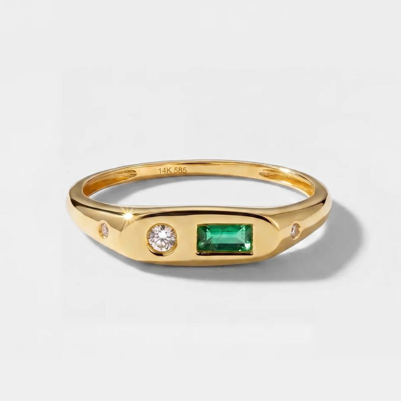 Anello Smeraldo Saint