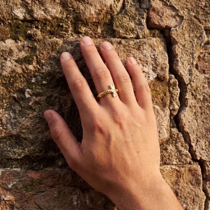 Anello Smeraldo Laterale