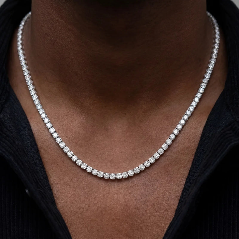 Tennis Chain - 5mm - White