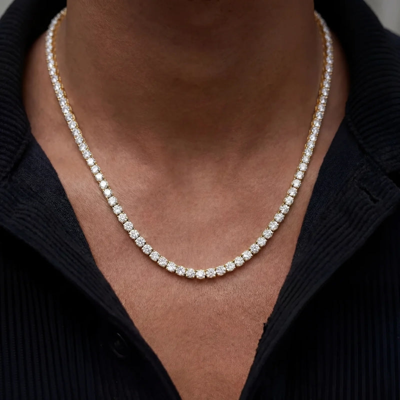 Gold Tennis Chain - 5mm