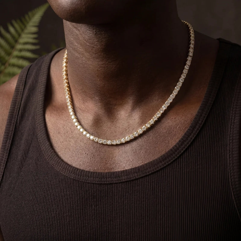 Gold Tennis Chain - 5mm