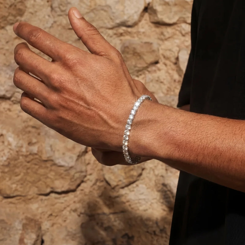 Tennis Bracelet - 5mm - White