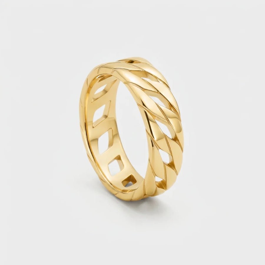 Aurum Twist in 18K gold or silver finish