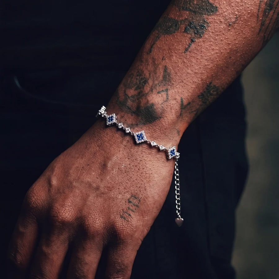 Azure Crest tennisarmbånd