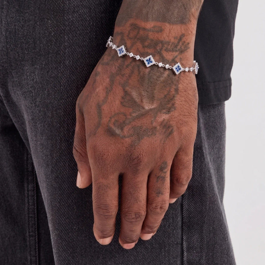 Azure Crest tennisarmbånd