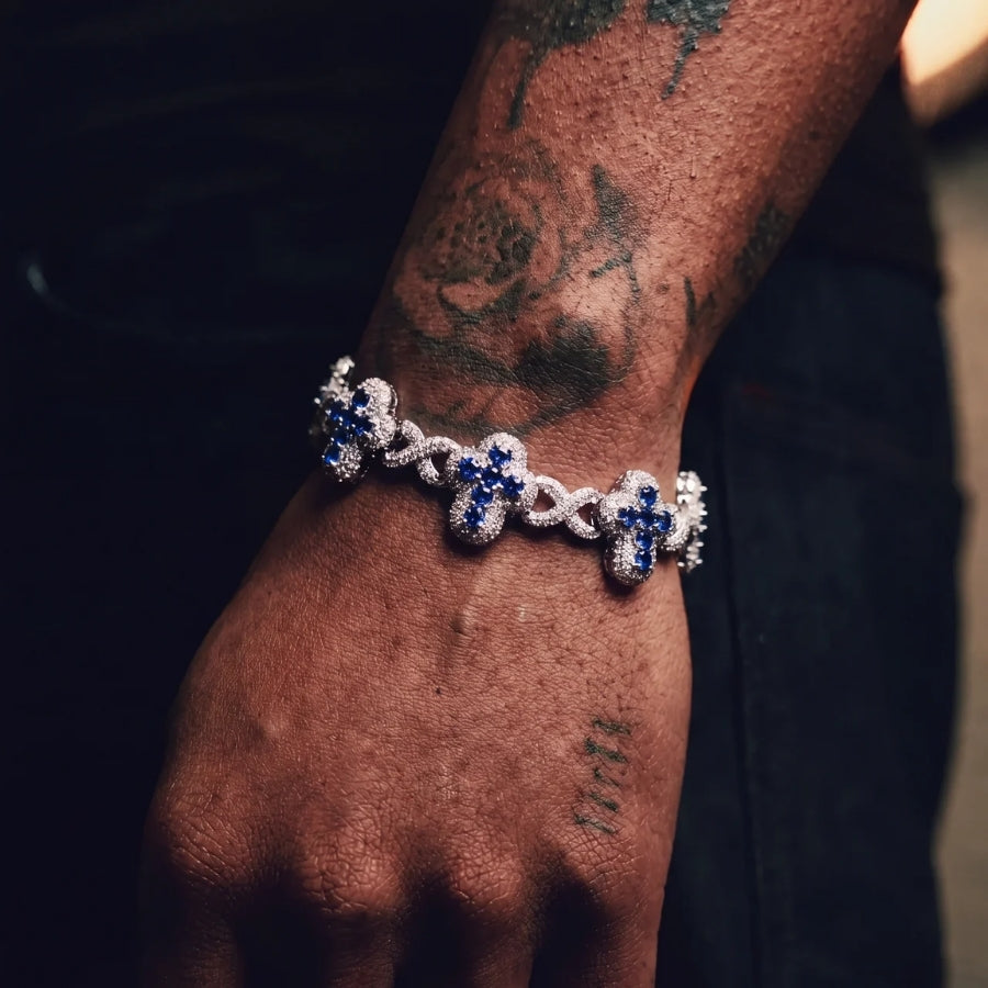 Azure Seraph Iced Bracelet