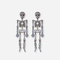 Bad To The Bone Skeleton Drop Earrings