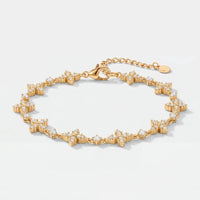 Celestial Flower Tennis Bracelet