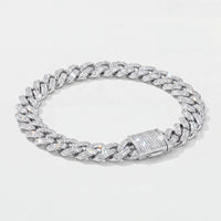 Iced Prong Cuban Bracelet