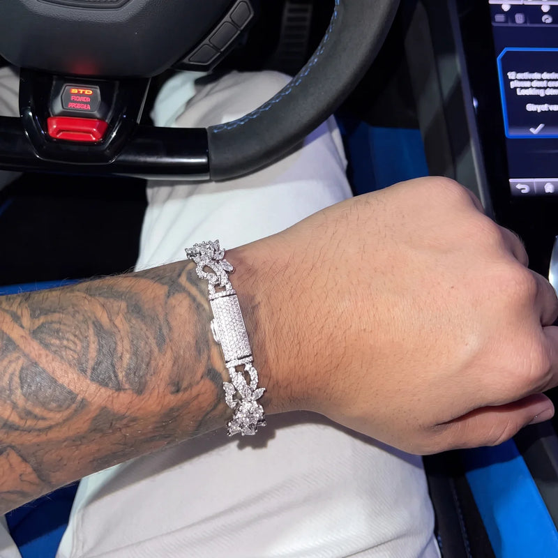 Thorn Crown Iced Bracelet