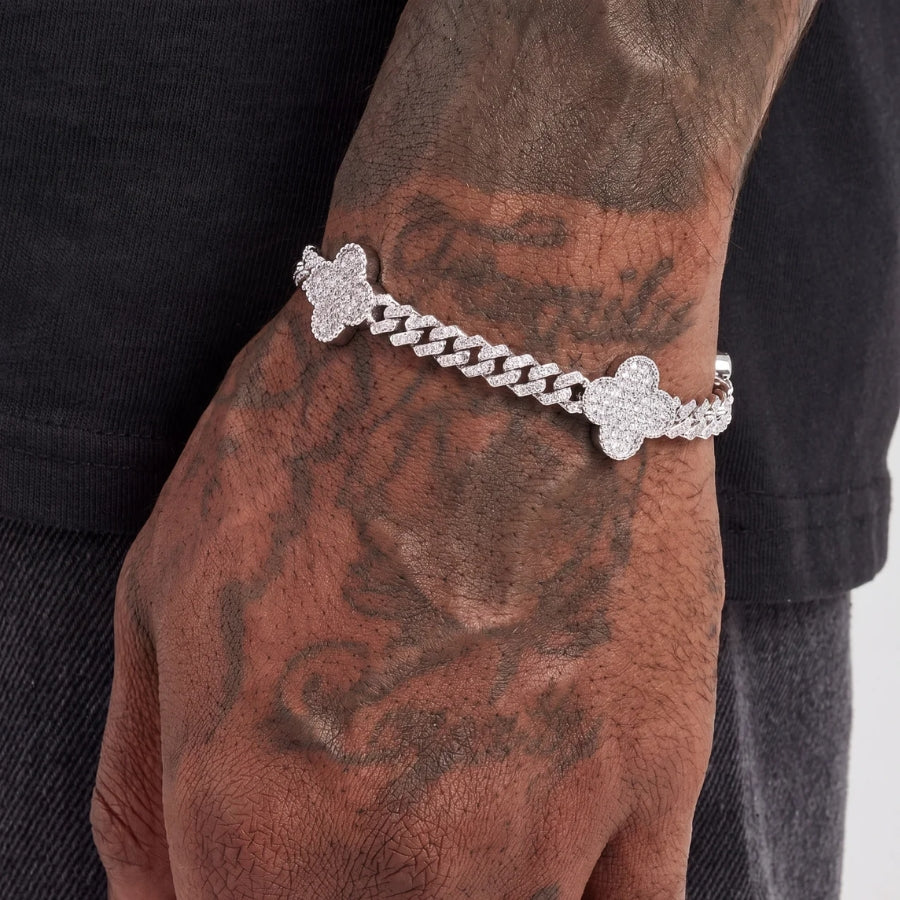 Imperial Clover Cuban Bracelet