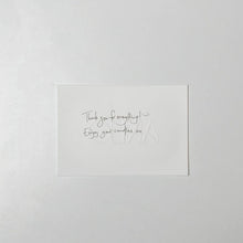 Message Card Insert