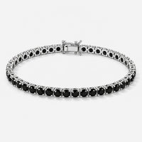 Onyx Veil Tennis Bracelet