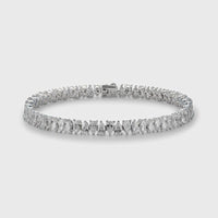 White Drop Tennis Bracelet