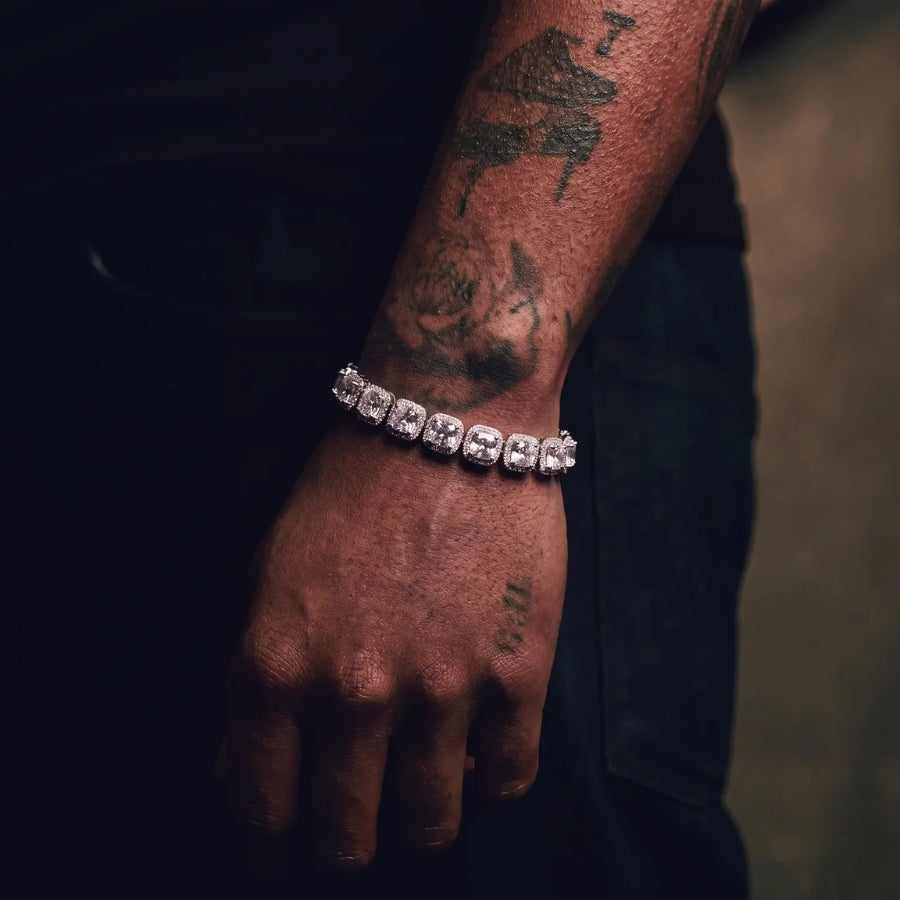 Regent Clustered Tennis Bracelet