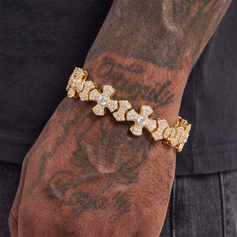 Sovereign Cross Eternity Bracelet