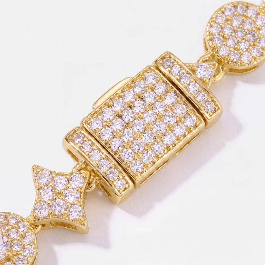 Sovereign Motif Tennis Bracelet